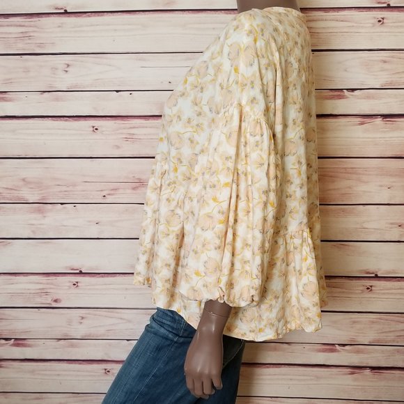 Free People Highlander Printed Top - Picture 3 of 8